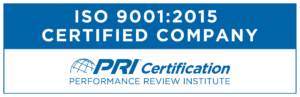 ISO 9001:2015 Certified Company by Performance Review Institute (PRI) Certification